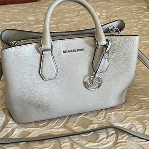 Gray Michael Kors Purse